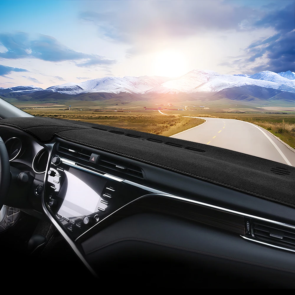 لتويوتا كامري 70 XV70 2018 2019 2020 2021 2022 2023 2024 كامري الهجين لوحة سيارة حصيرة الشمس الظل عدم الانزلاق غطاء الملحقات