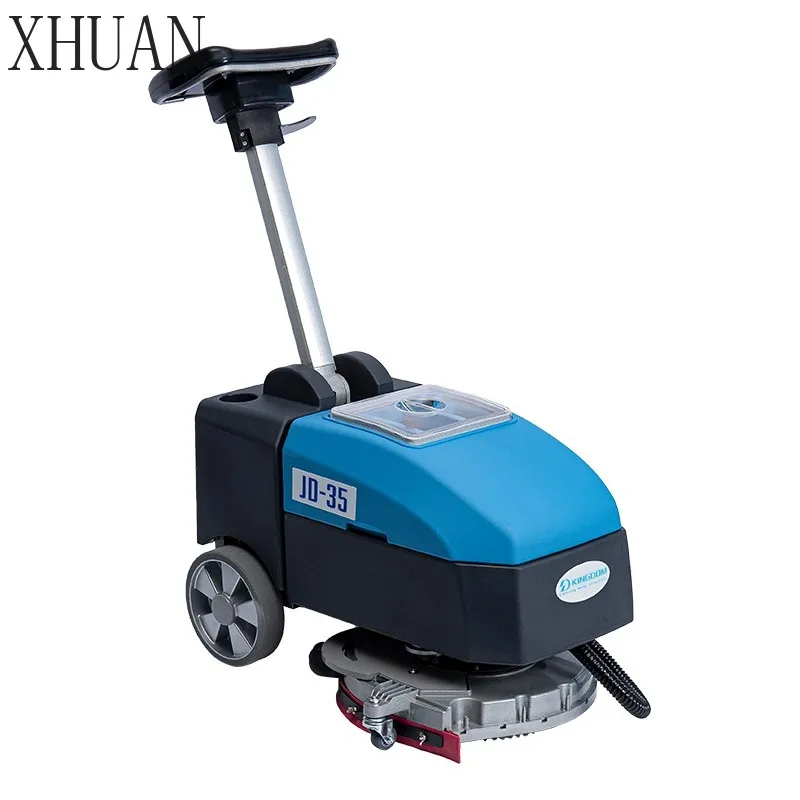 Small Size Warehouse Manual Not Easy to Shake Water When Working Floor Sweeper Cleaning Machine Compact Floor Scrubber