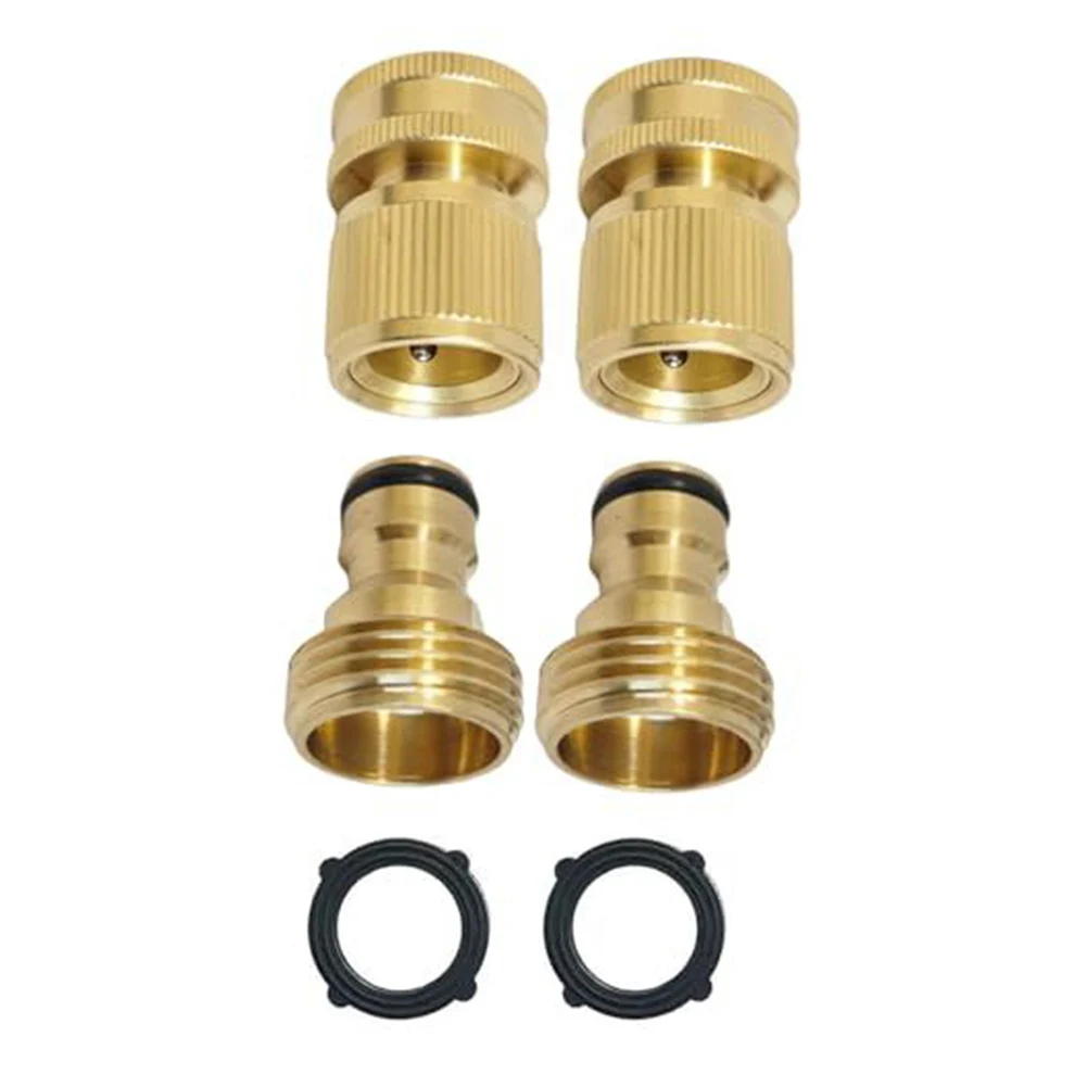 Garden Hose Use 17*12*3cm Brass Garden Hose Connectors Compatibility With Standard Hoses Exceptional Durability