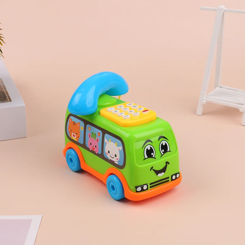 Baby Spielzeug Musik Cartoon Bus Telefon Pädagogisches Entwicklungs Kinder Spielzeug Geschenk Kinder Frühes Lernen Übung Baby Kinder Spiel