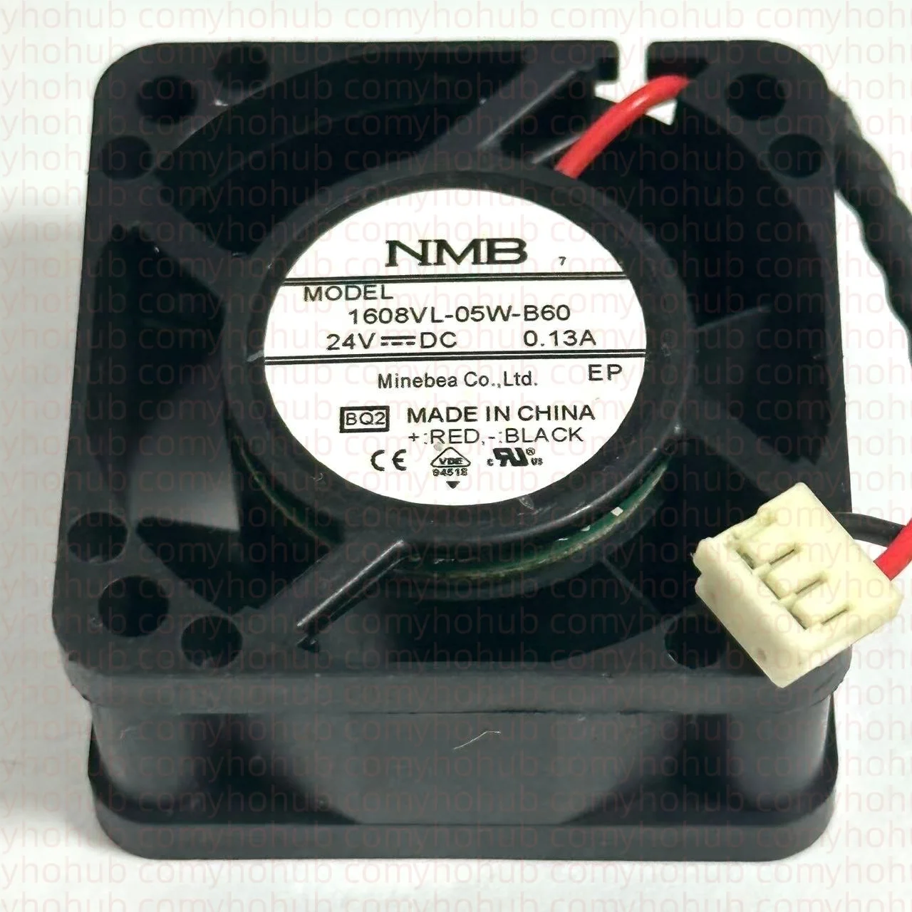 

NMB-MAT 1608VL-05W-B60 BQ2 DC 24V 0.13A 40x40x20mm Server Cooling Fan