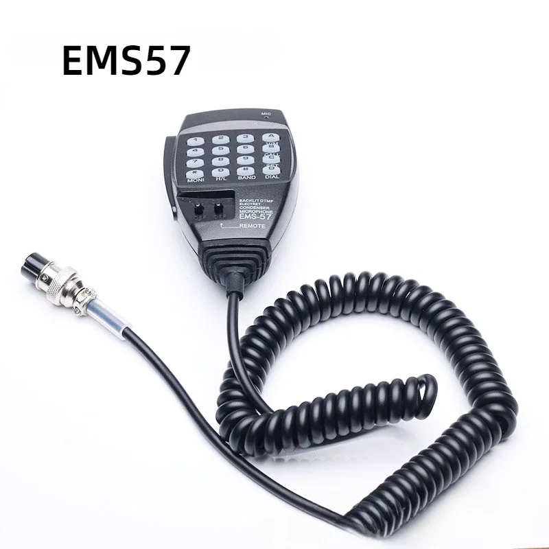 EMS-57 DTMF 8pin Hand Mic microphone for HF/Mobile DX-SR8T DX-SR8E DX-70T DX-77T DR-135 DR-135T DR-135E DR-235 - Image 2