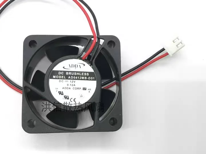 NEW ORIGINAL AD0412MB-D51 DC12V 0.12A 4015 40x40x15mm COOLING FAN RADIATOR