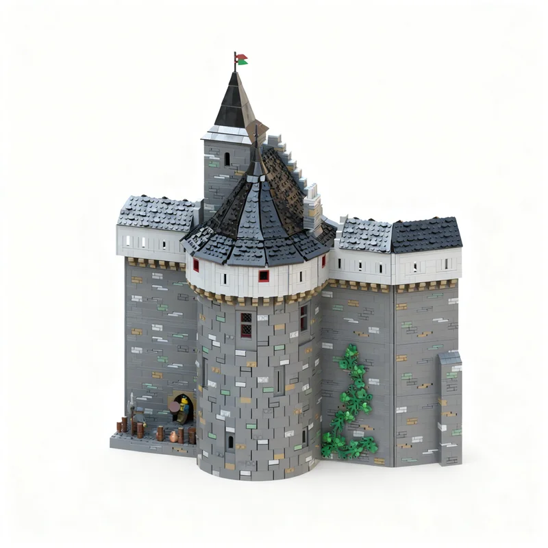 7490pcs MOC The Artillery Tower Part 3 Model Building Blocks Construction Creative Kids Assemble DIY Birthday Christmas Gift Toy