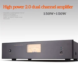 TS-6 dual channel pure rear stage amplifier 150w*2 2-channel Power Amplifier Stereo Class AB 2 Colors HIFI Home Audio