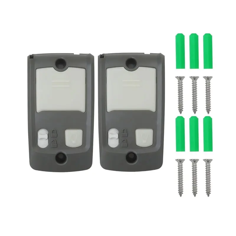 

ABDE-For Genie Series II Garage Door Opener Replacement Wall Console 2 Pack 39165R, Sure Lock+ Light Control Wall Button Include