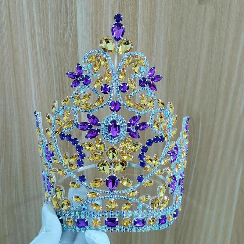 

Wholesale Pageant Crowns And Tiaras miss world tiara princess crown for girls