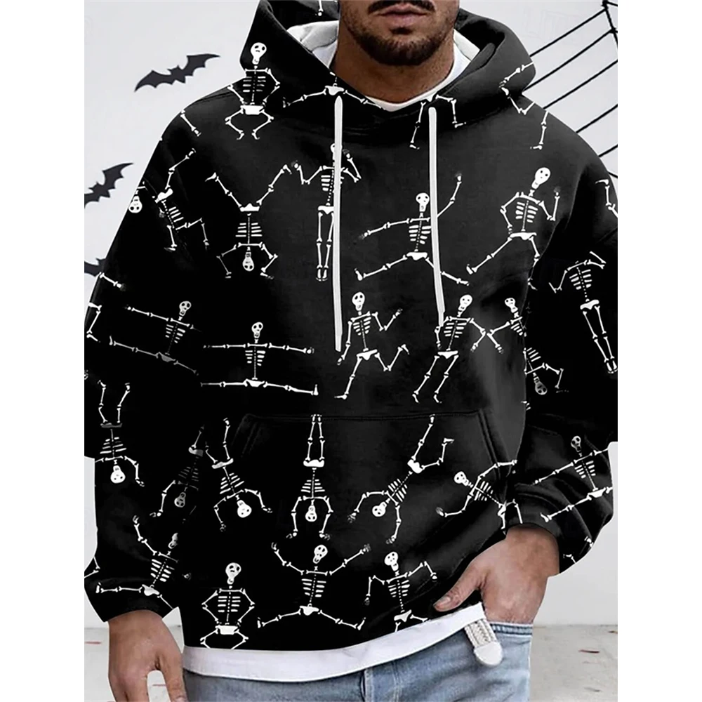 Halloween Skull Ghost 3D Printed Hoodies Men Women Casual Oversized Hoodie Pullovers Hooded Sweatshirts Tracksuits Man Clothing