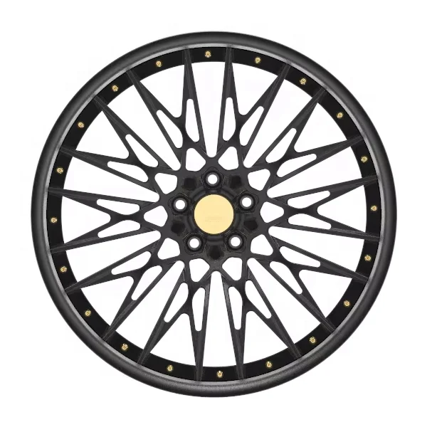 

New 18 Inch Custom Milling Words 5x120 Forged Alloy Wheels Rims 40mm 30mm Two Piece Multi Spoke Retrofit/Upgrade