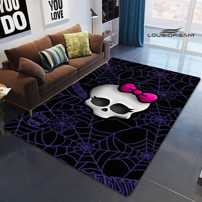 Monster High Anime printed carpet Anime carpet decorazione della camera da letto tappetino da Yoga tappeto da esterno tappeto antiscivolo tappeto