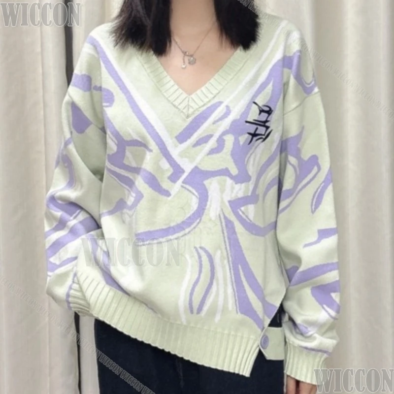 

Xavier Love and Deepspace Sylus Fireworkss Origin Path to Spring Knitted Sweater Daily Outfit Comic Con Halloween Festival Fancy