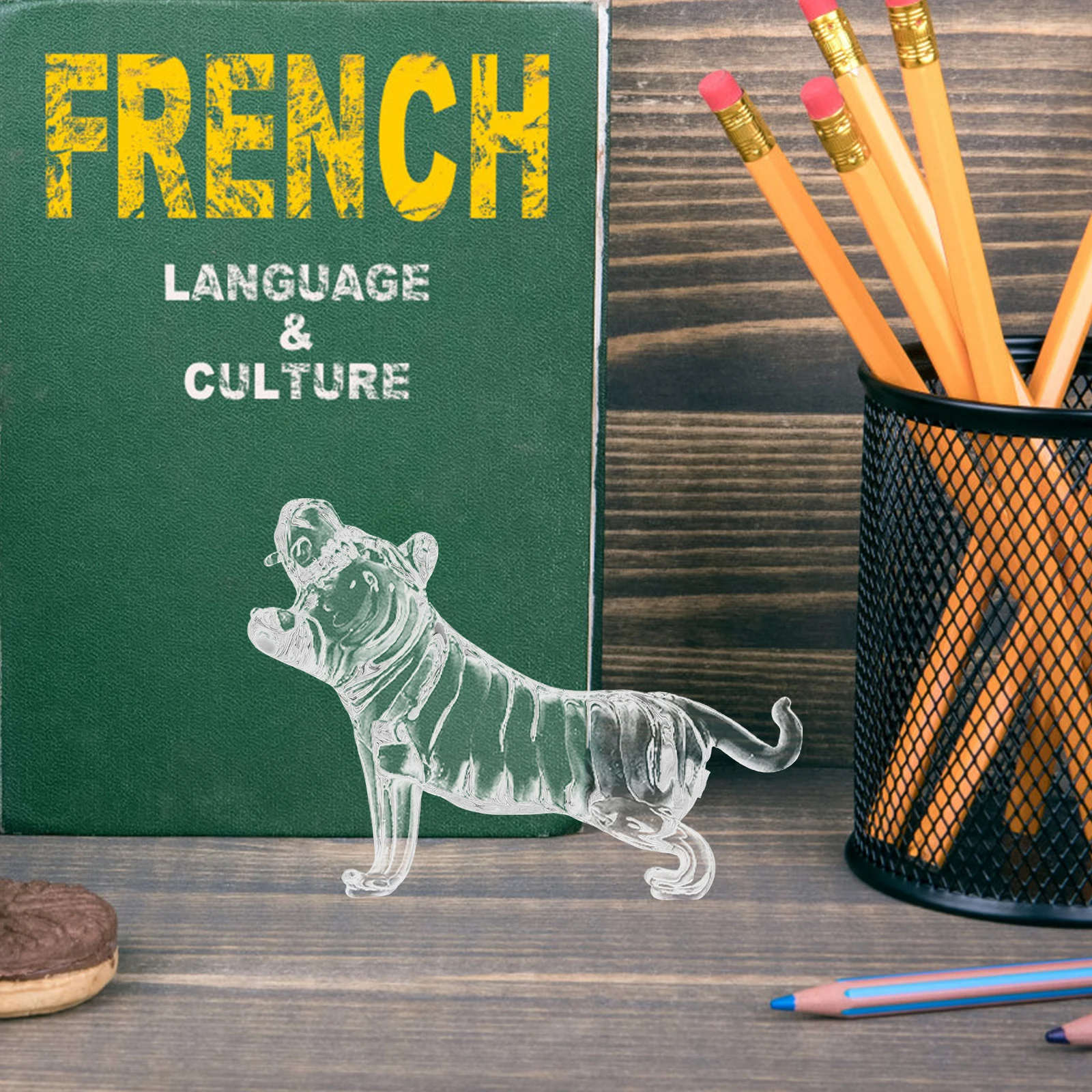 

Crystal Glass Desktop Tabletop Animal Home Office Decor Festival Decoration Glass Animal Decor Gift Ornament