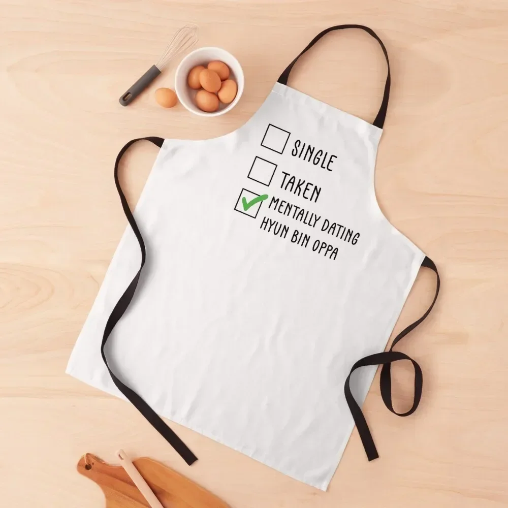 

Single, Taken, Mentally dating Hyun Bin Oppa () Apron Women Kitchen Waterproof Kitchen Woman Apron