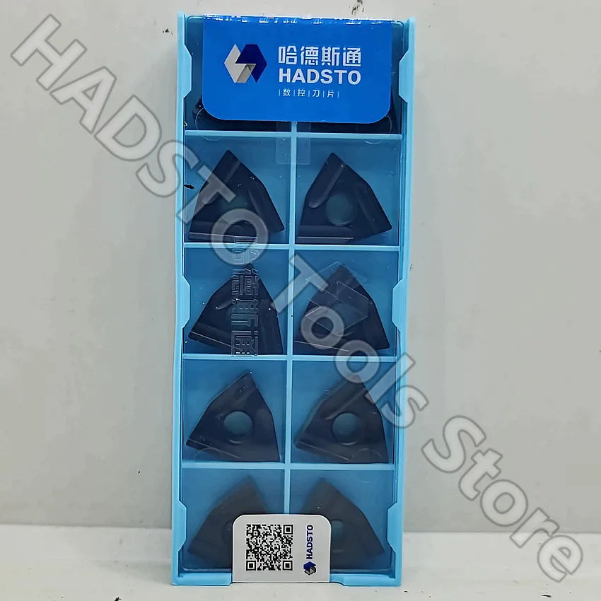 10pcs WNMG080404R-M HS8125 WNMG080404R-M WNMG080404 WNMG431 HADSTO CNC carbide inserts Turning inserts For Steel