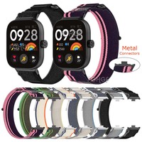 Nylon Loop Strap For Redmi Watch 4 Smart Watch Band Adjustable Bracelet For Xiaomi Mi Band 8 Pro Wristband Correa Accessories