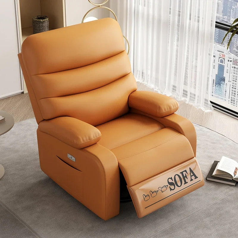 First-class space sofa cabin single person lazy rocking chair electric multi-functional living room European recliner