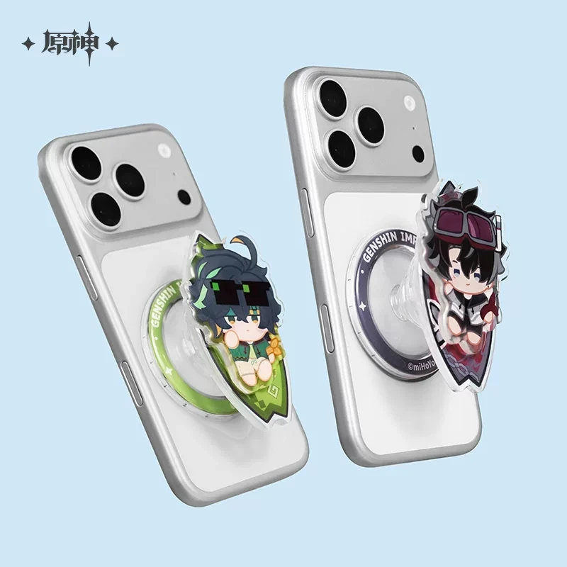 Official Genshin Impact Midsummer Party Series Game Merchandise: Magnetic Air-Cushion Phone Mount with Magnetic Plate Included