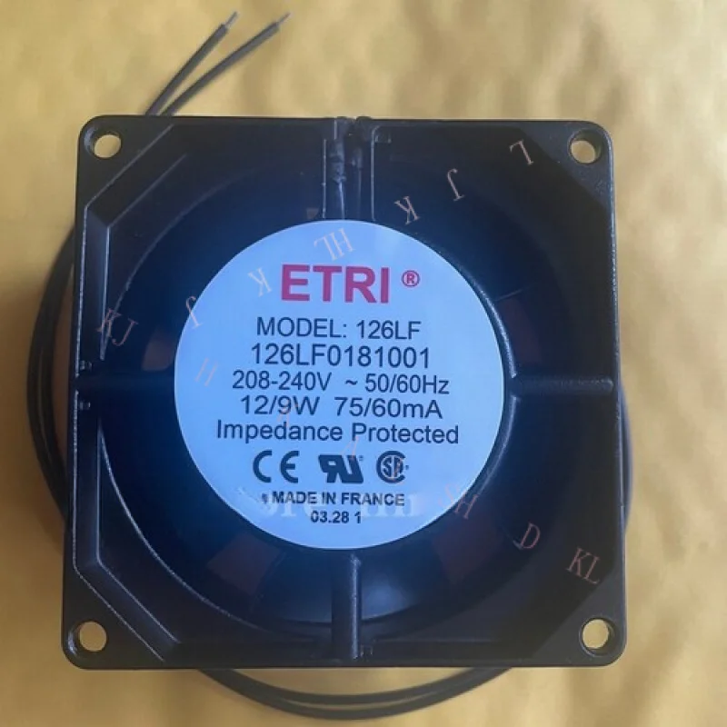 

N FOR ETRI 126LF0181001 208-240V 12/9W 75/60MA cooling fan