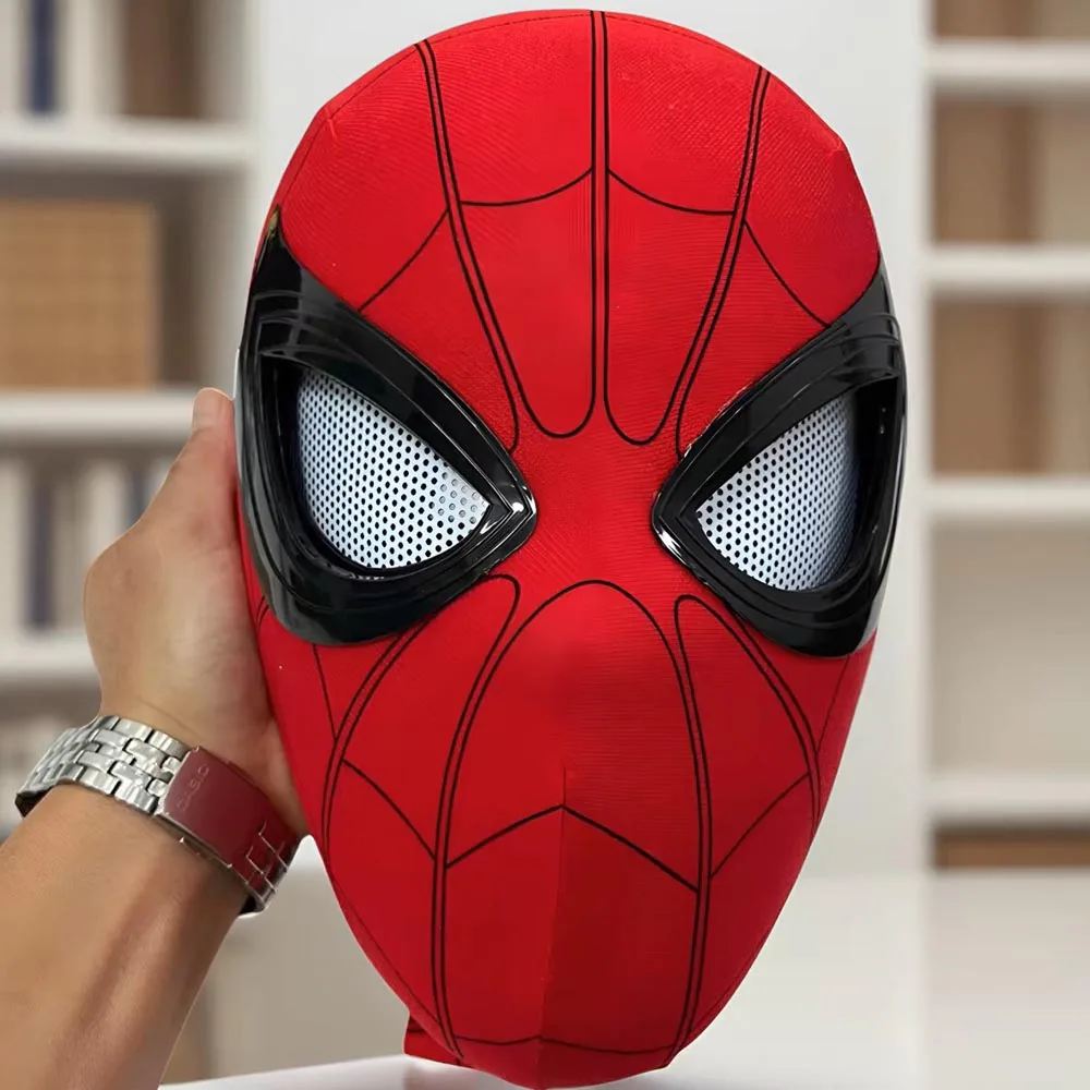 

Spiderman Mask Eyes Movable Cosplay Peter Parker Superhero Halloween Carnival Dress Up Party Costume Masks Props Christmas Gifts