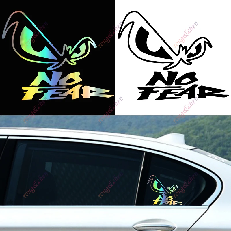 

Cartoon Car Sticker Eye No Fear Car Motorcycle Racing Helmet Laptop Trunk Body Car Window Surfboard Waterproof PVC Vinyl Decals