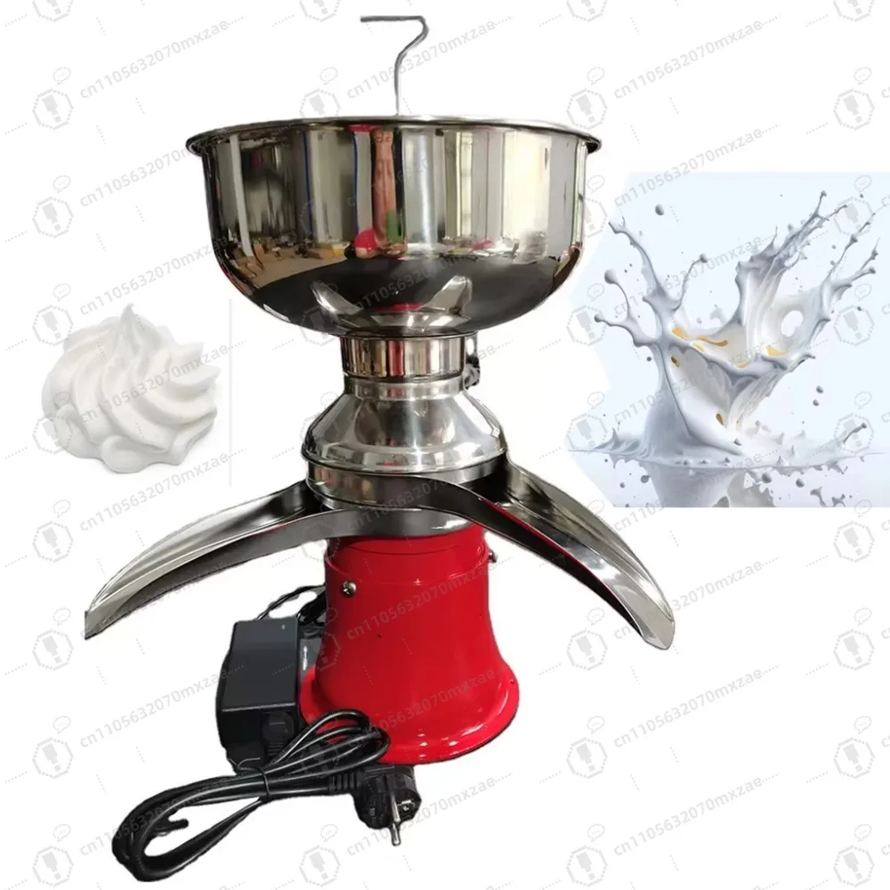 Stainless Steel Electric Milk Cream Separator Centrifugal Skimmer Butter Making Machine For Home Dairy Processing