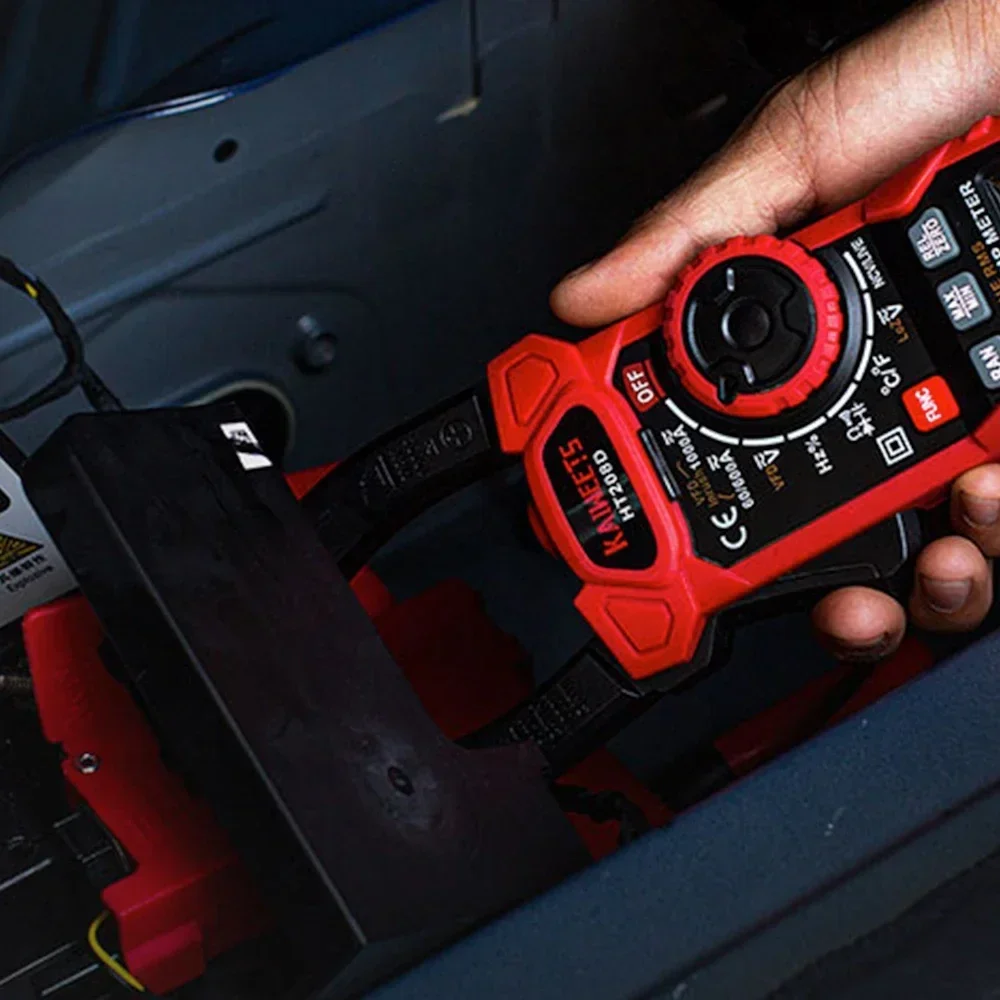 KAIWEETS HT208D 1000A Current Digital Clamp Meters Ammeter Test Electrical Multimeter Clamp Meter AC DC Digital