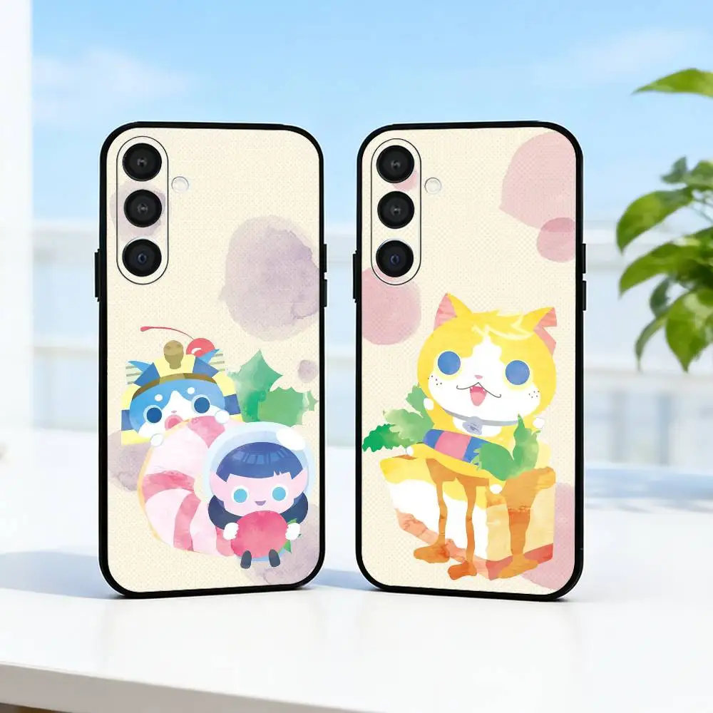 Amine Y-Yokai-W-Watchs  Phone Case For Samsung  A73,72,71,53,52,51,22,91,80, Soft Black Cover