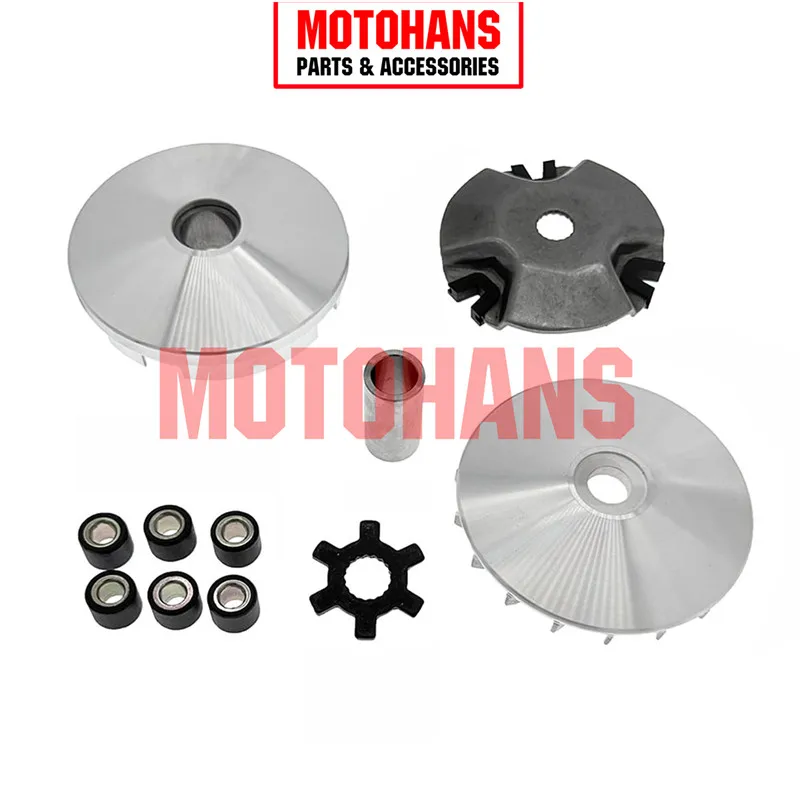BX 16100103 KIT de embrague de variador delantero CVT de carreras, orificio de 13MM con polea de tracción de peso de rodillo para YAMAHA JOG50 BWS50 MBK BOOSTER50