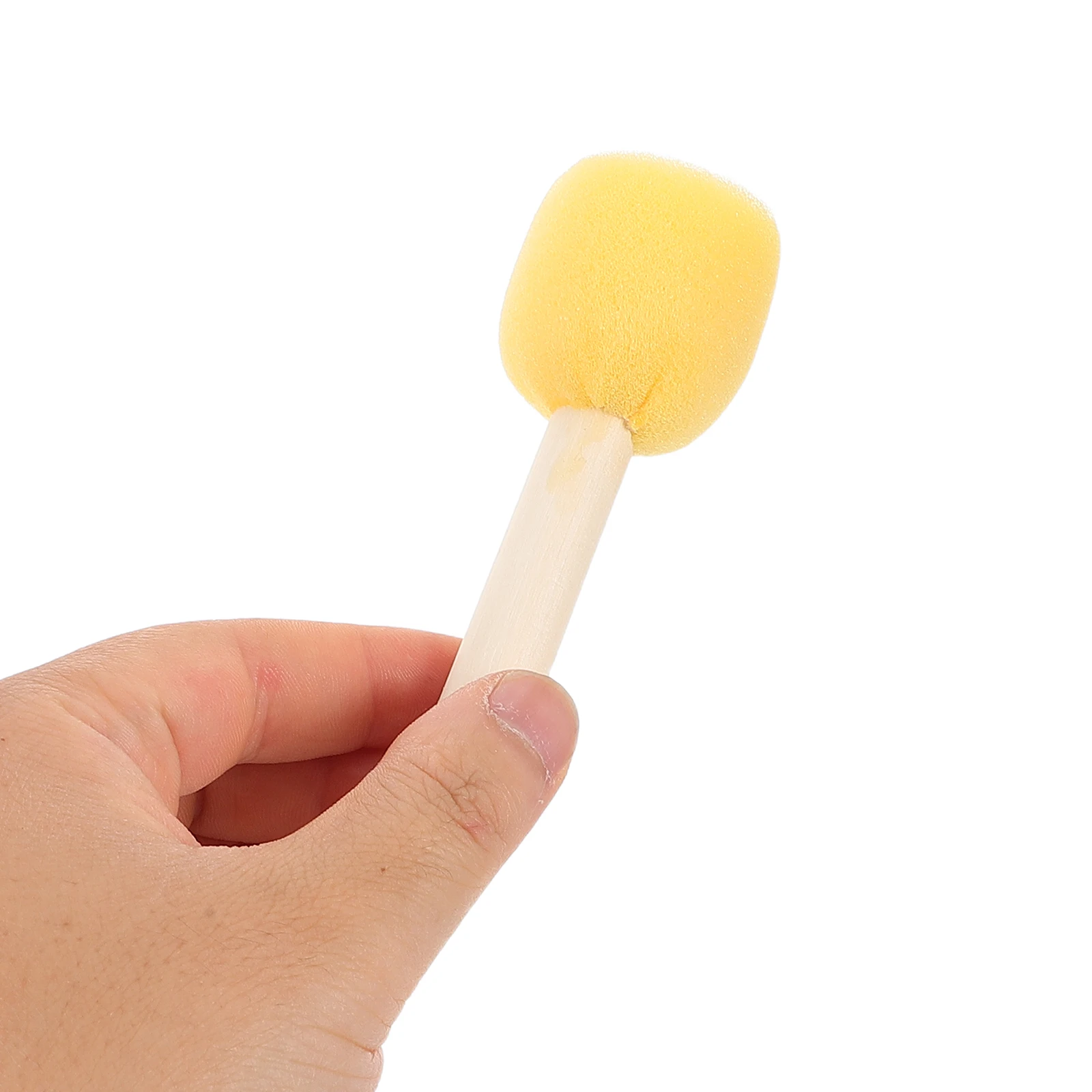 

40Pcs Children's Sponge Paintbrush Set Wooden Handle Round Soft Sponge Painting Tools for Kids DIY Craft Drawing Supplies