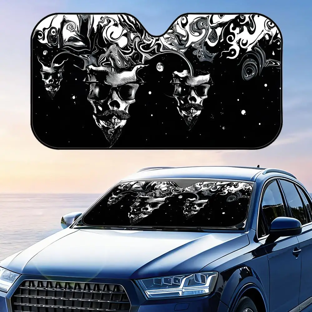 

Солнцезащитный козырек-накидка из алюминиевой фольги для лобового стекла: многоразовый, с защитой от УФ-излучения и теплоизоляцией