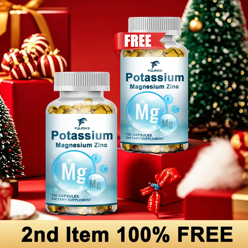 

Капсулы с магнием, калием и цинком, для поддержки здоровья сосудов, костей, сердца, мышц, нервов, укрепления иммунной системы