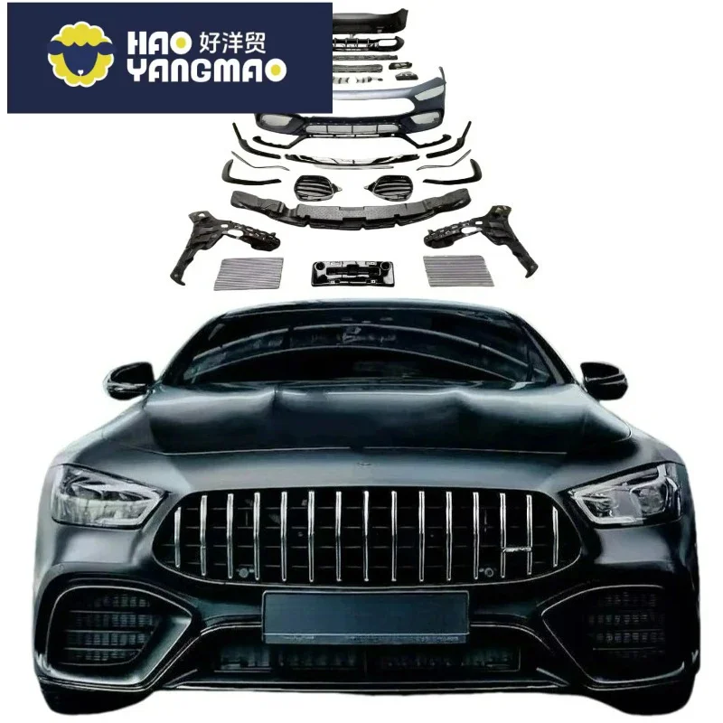 Suitable for Lightweight-Durable FORBenz AMGGT50 GT53 Upgraded GT63 AMG Front Rear Bumper Diffuser Spoiler Body Kit PP Material