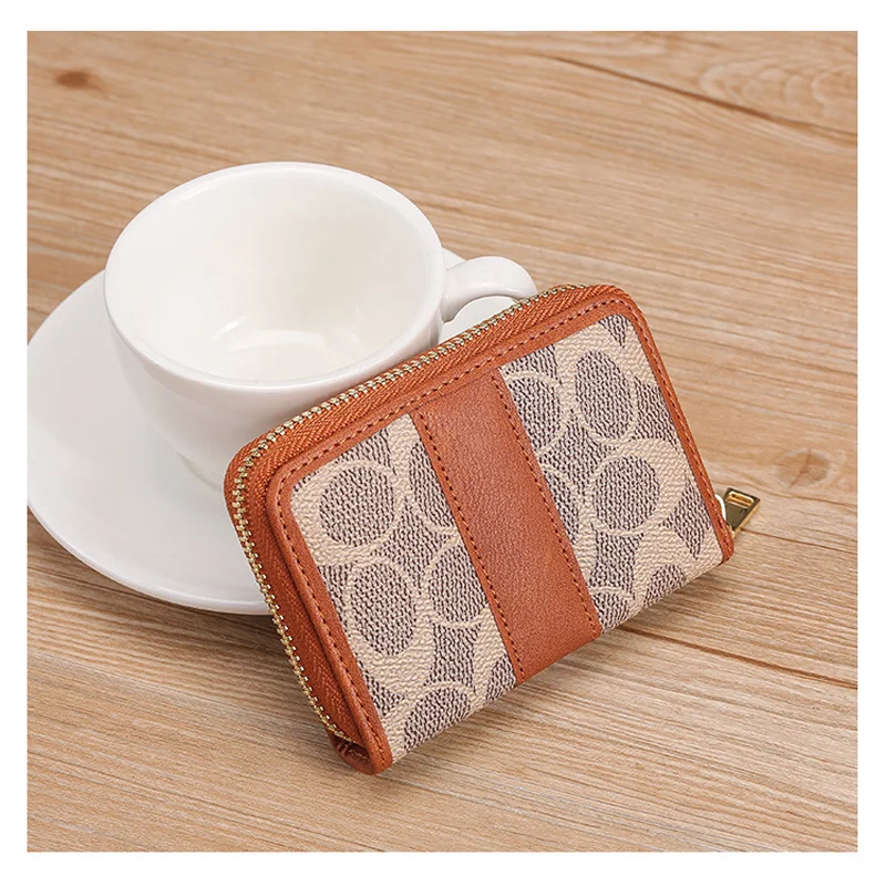 NEW Womens Wallet Organ Card Bag Coin Purse Multi-card Large Capacity Women\'s Card Bag Zipper Bank Card Clip Clutch Bag