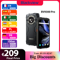 [World Premiere] Blackview BV9300 PRO Rugged Smartphone Helio G99 Android 13 Mobile Phone 24GB RAM+256GB Dual Display Cellphones