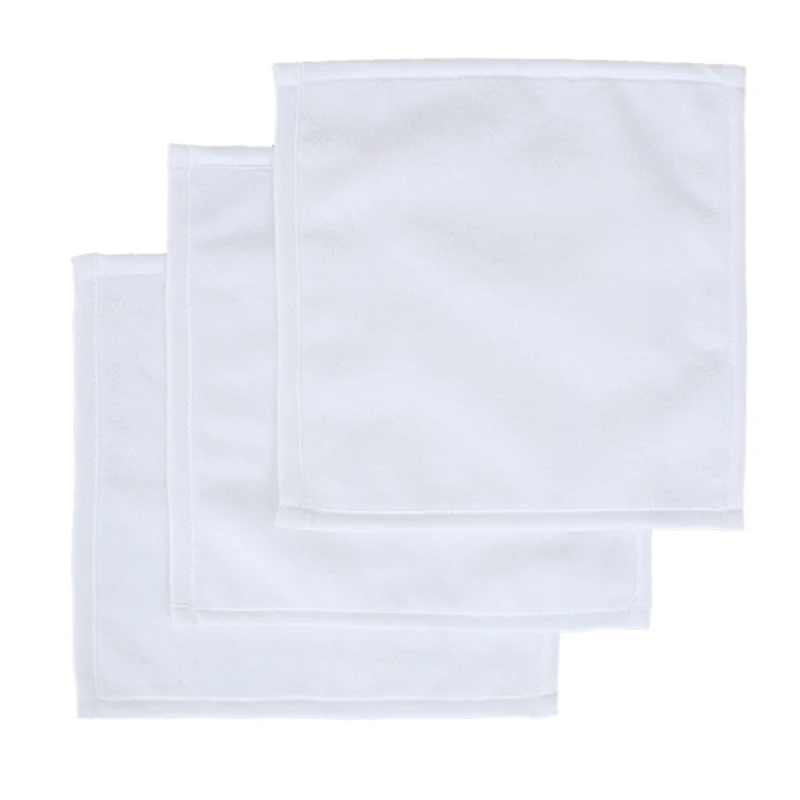 Free Shipping 10pcs/Lot New Style Sublimation Blank Polyester/Cotton Towel 30*30cm  For Sublimation INK Print DIY