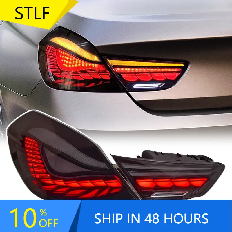 

STLFHigh Quality Taillight for BMWs6 Series F06 F12 F13 2010-2017 Modified LED Dragon Scale Water Turn Signal Taillight Assembly