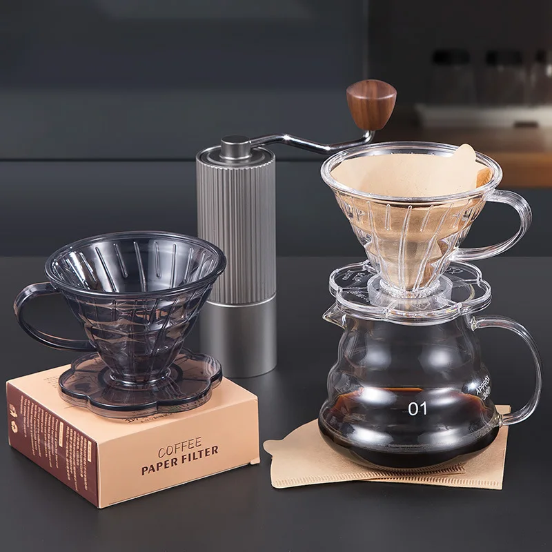 Reusable Coffee Resin Filter for Pour Dripper Over Barista Cup1-2cups/1-4cups Brewing Funnel Mattress Airplane Forest Gift Back