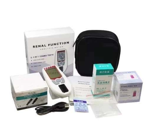 Stock 3 in 1 Creatinine Uric Acid Urea Renal Function Analysis Dry Biochemical Renal Function Analysis