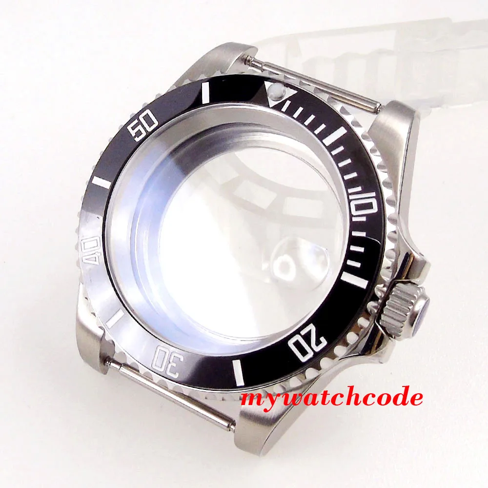 40mm Waterproof NH34 NH35 NH36 Watch Case Steel Watch Part for SKX Watch Maker 120clicks Bezel 200M