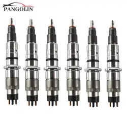 6x Common Rail Injectors 0445120059 0445120231 6754-11-3011 for Komatsu PC200-8 PC220-8 PC240-8 Excavator, Cummins Hyundai Iveco