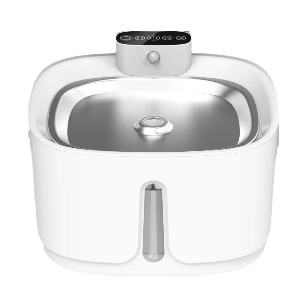 Smart Wireless Luxury Stainless Steel Foldable Pet Water Fountain Automatic Dog & Cat Water Dispenser with Reusable Design