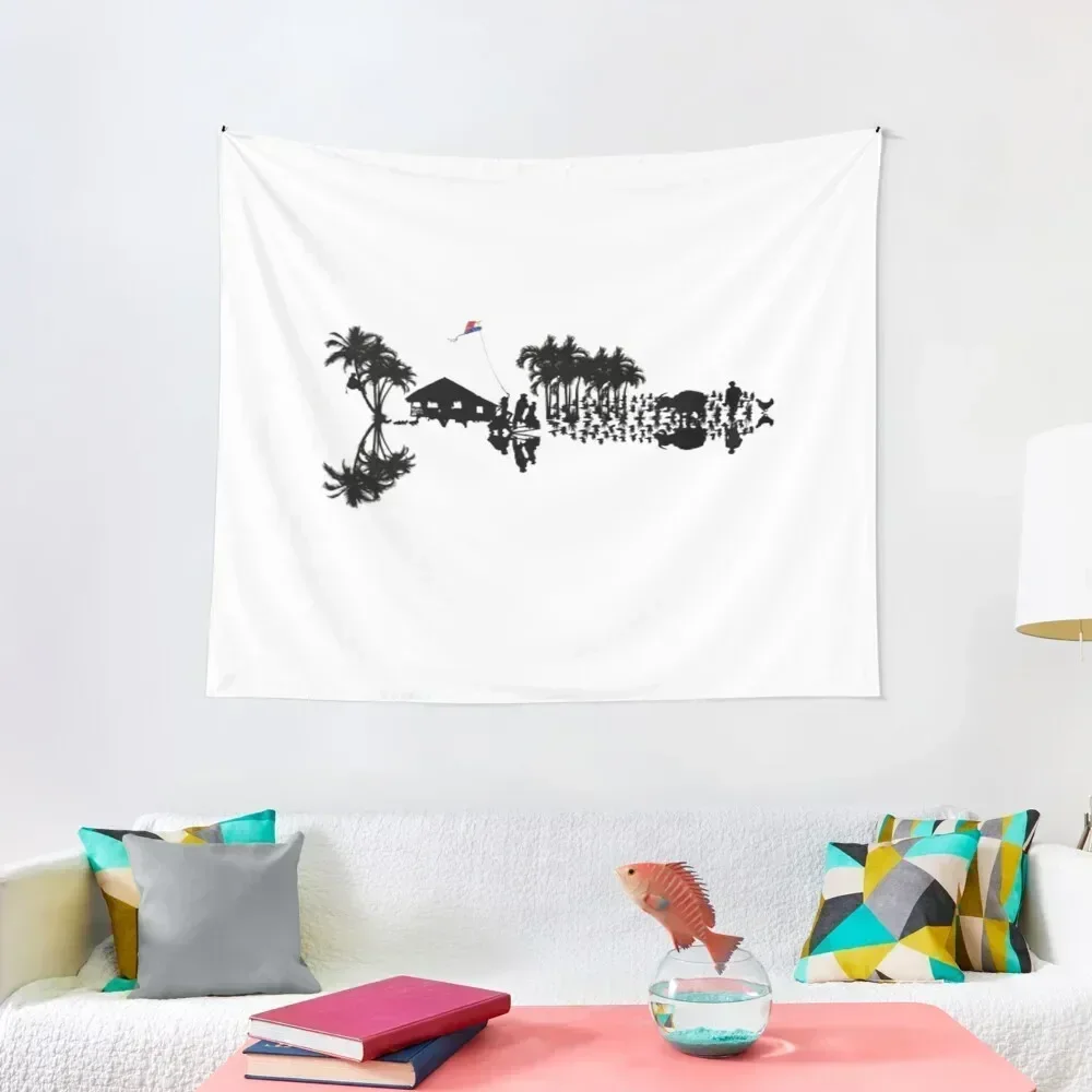 

Bahay Kubo Tapestry Wall Decor Hanging Room Decorations Aesthetics House Decoration Aesthetic Decoration Tapestry