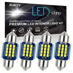 2/4X 31mm Car LED Festoon Bulbs Dome Reading Lamp White Plug and Play DE3175 C5w For Hyundai i20 i30 Tucson JM TL ix35 Santa Fe