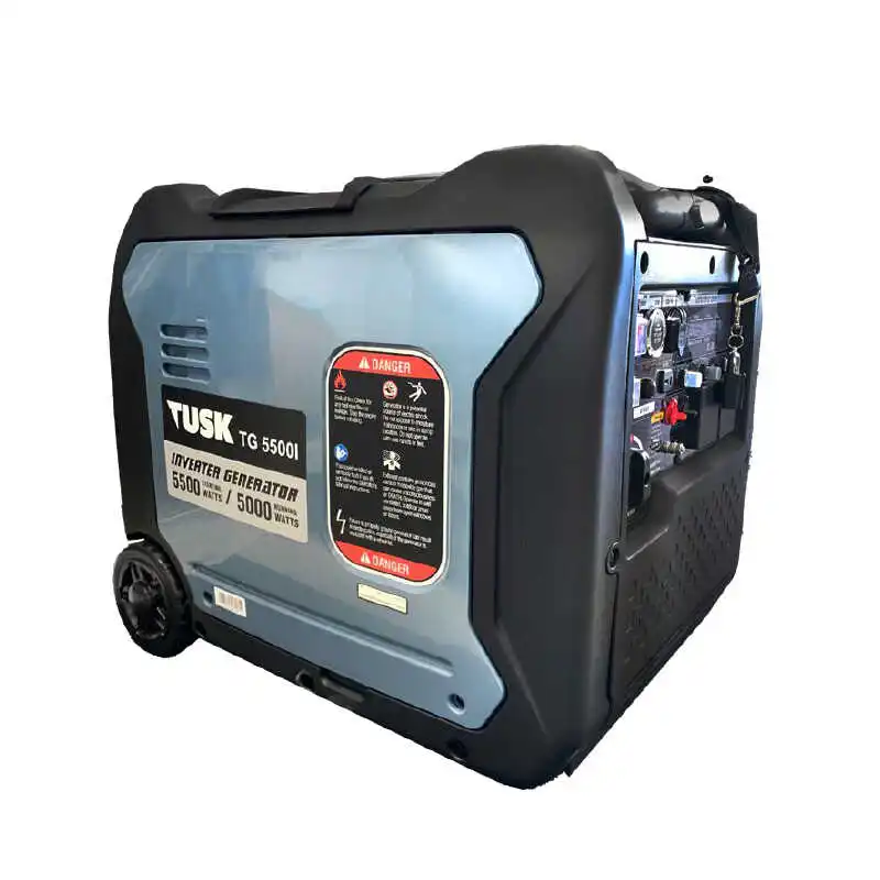 5500W Pure Sine Wave Inverter Generator Power Supply for Jobsite Motorhome RV Outdoor Working with No Electric Supply Tool