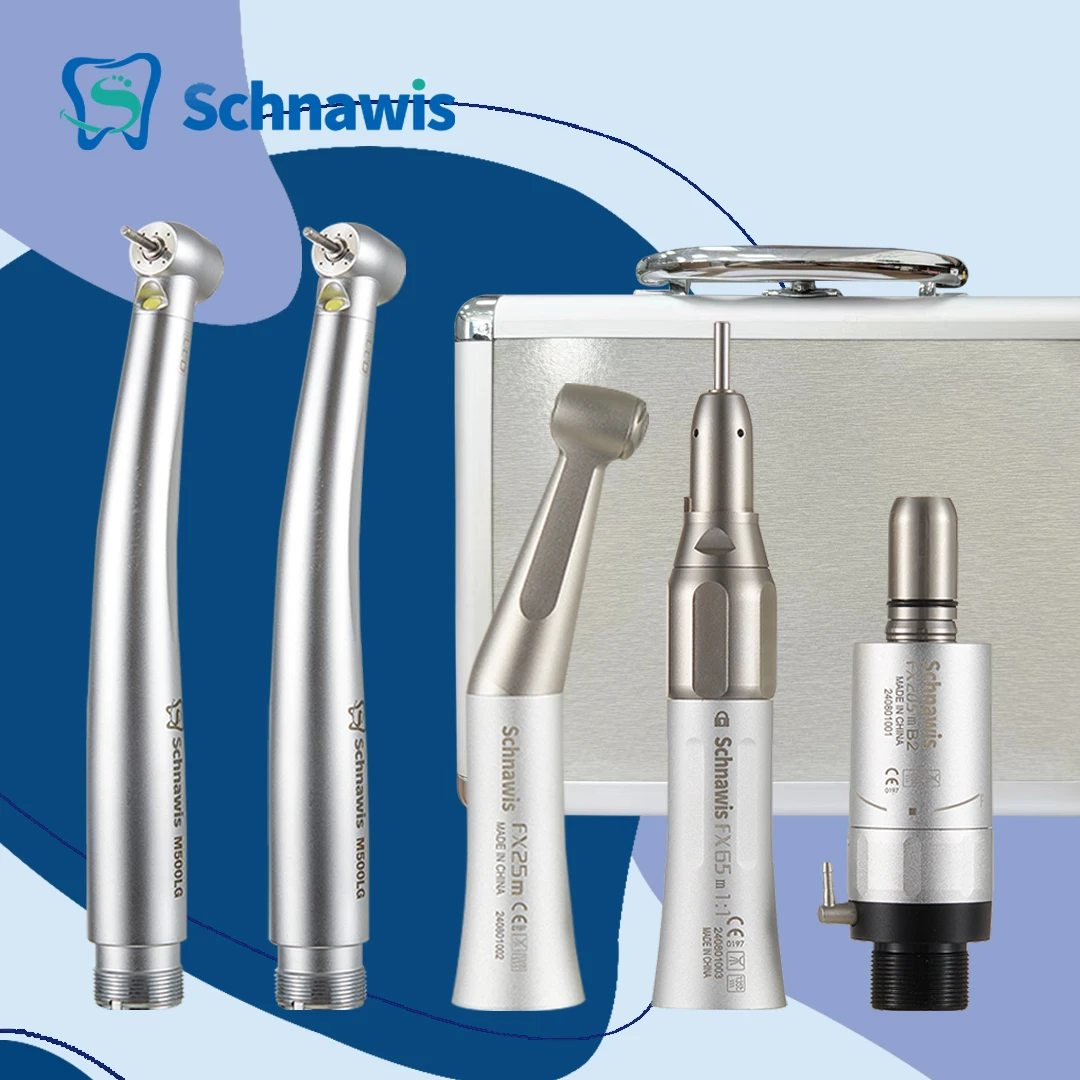 

Dental 1:1 Contra Angle Low Speed Direct Drive Handpiece FX Set 500LG Turbine Handpiece Pana-Max2 Turbine Handpiece