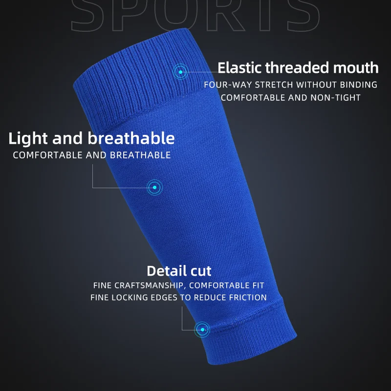 Une paire de chaussettes Leshin en Polyester respirantes et absorbant la sueur, compétitions d'entraînement professionnel, artefact de gaine de sport