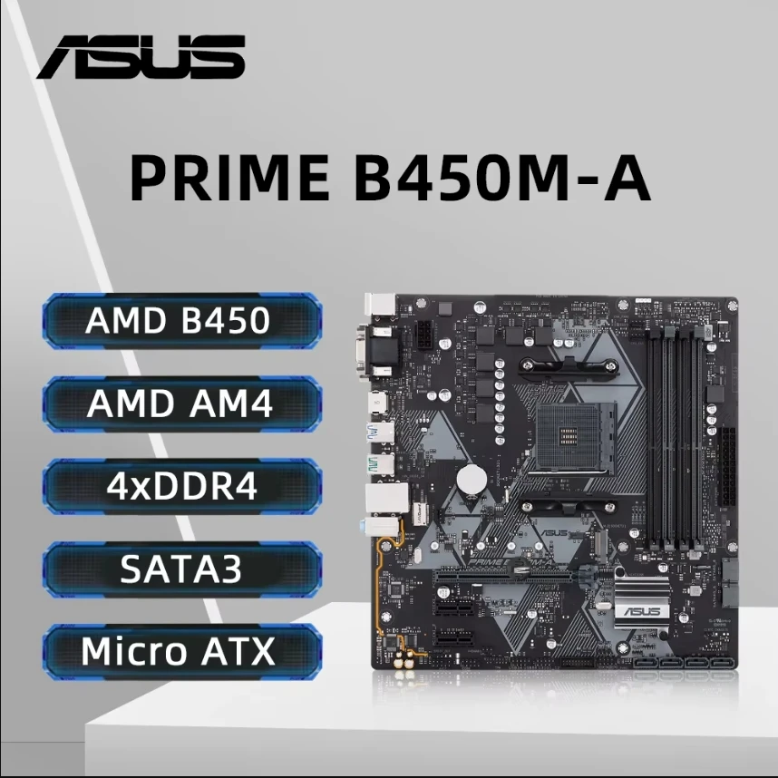 Asus Prime B450M-A … - image