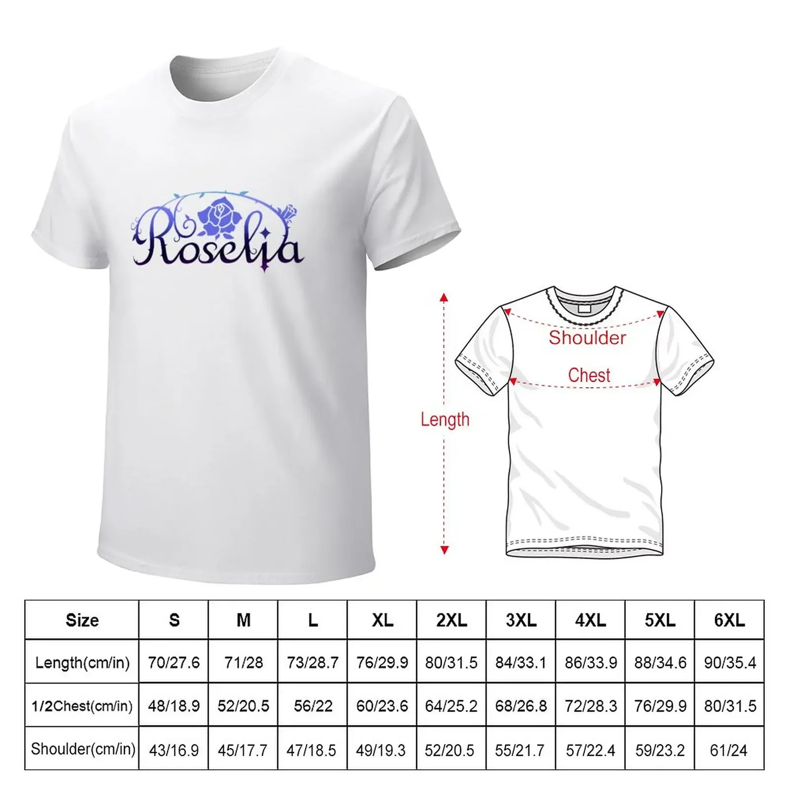 Roselia Bang DreamJapanese Anime Manga Band Multimedia Mobile Game Music Rock Pop T-Shirt quick drying mens funny t shirts