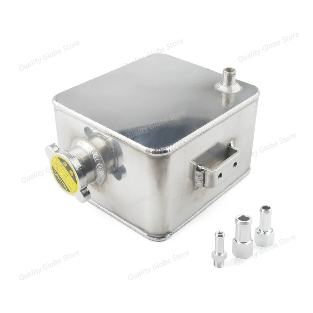 

Car Modified Coolant Expansion Tank - 2.5L Auxiliary Water Tank for Vehicle Cooling System Aluminum alloy material