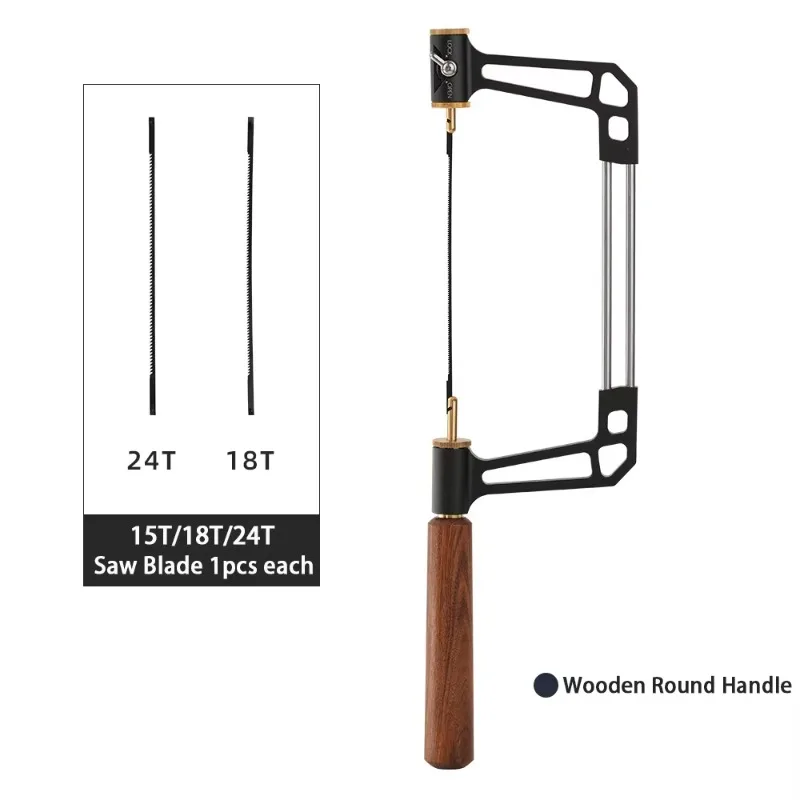 Serra de cópia de estrutura de alumínio de grau industrial com alça de madeira com trava automática para metal e marcenaria para aplicações plásticas